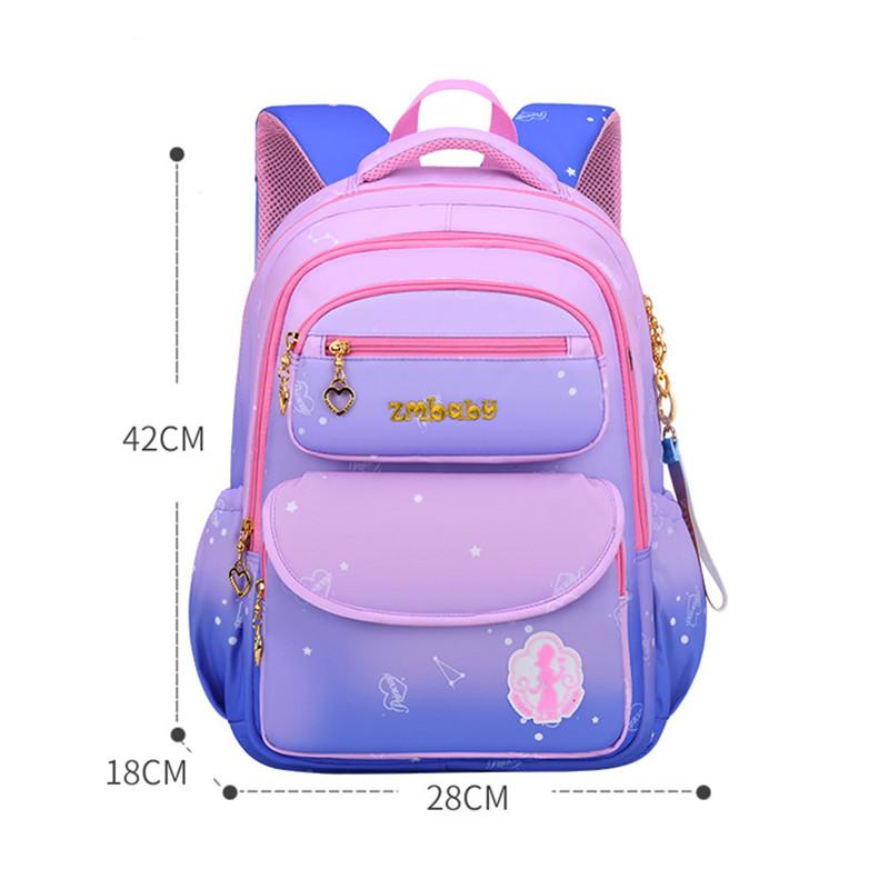 Cô Gái Dễ Thương Trường Túi Trẻ Em Trường Tiểu Học Ba Lô Tất Trẻ Em Túi Sách Công Chúa Schoolbag Mochila Infantil 2 Szies