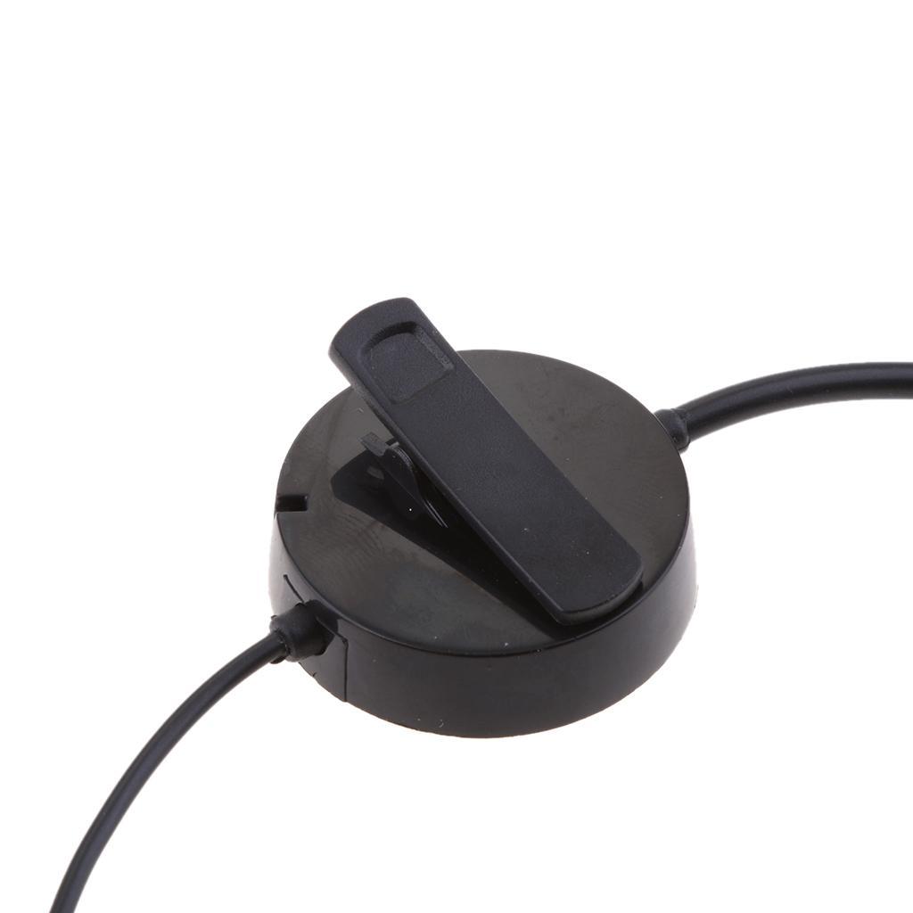 Waiter Walkie Talkie Smile PTT Mic Earpiece Headset for Baofeng Kenwood
