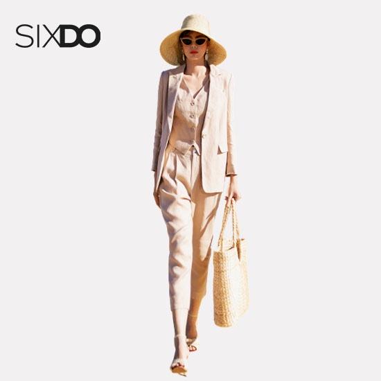 Áo gile nữ linen SIXDO