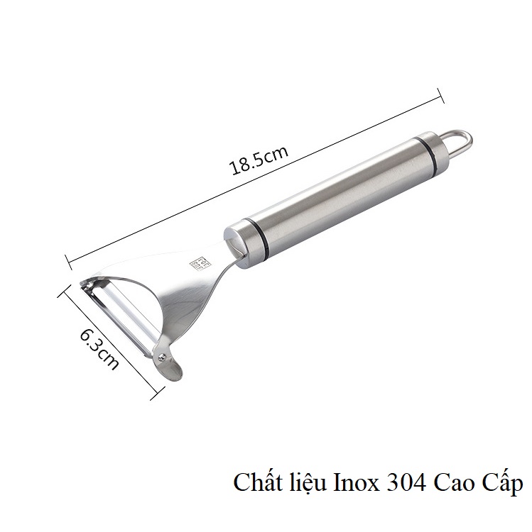 Nạo Gọt Rau Củ Quả Cầm Tay Inox 304 Hàng Cao Cấp, An Toàn Tuyệt Đối Cho Sức Khỏe