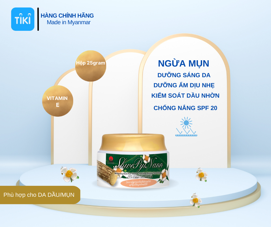 KEM DƯỠNG SÁNG DA WHITENING KANTKAW STAMEN THANAKHA PUDDING FACE CREAM