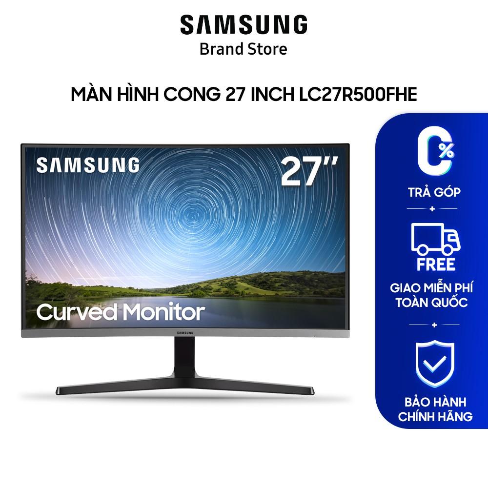 Màn hình cong Samsung 27 inch FHD LC27R500FHEXXV - Hàng chính hãng