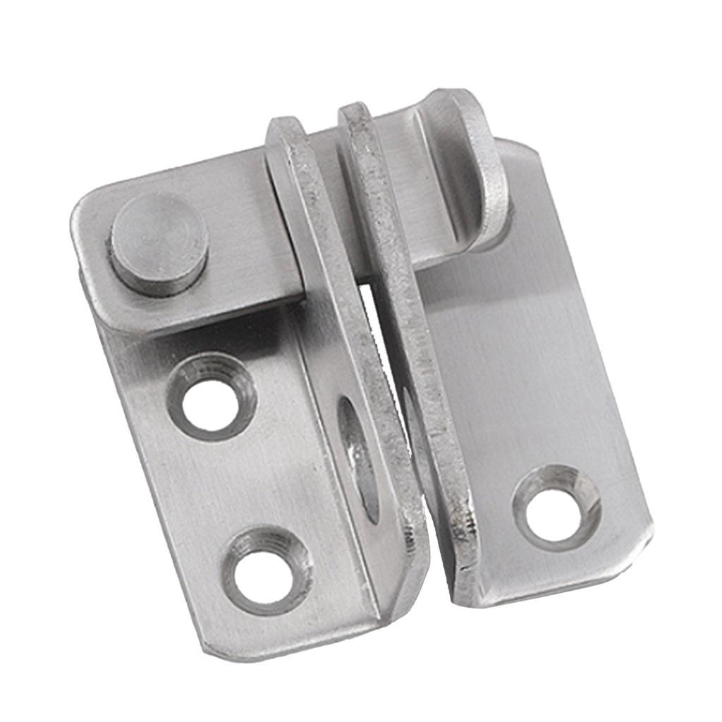 15X Stainless Steel Door Security Strong Security Cabinet Lock Guard Catch Latch