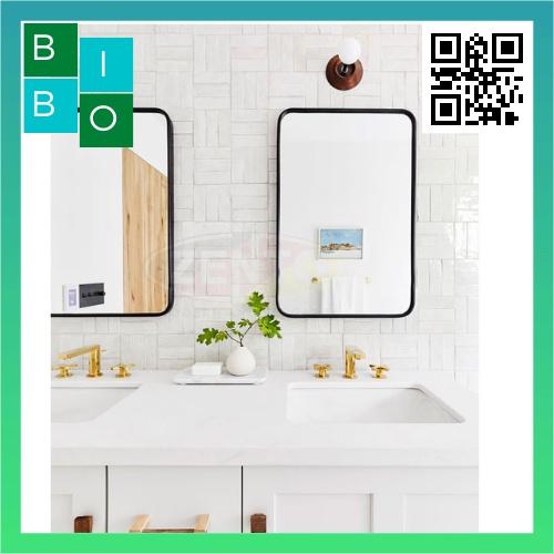 Gương Vuông Viền Đen Sơn Tĩnh Điện