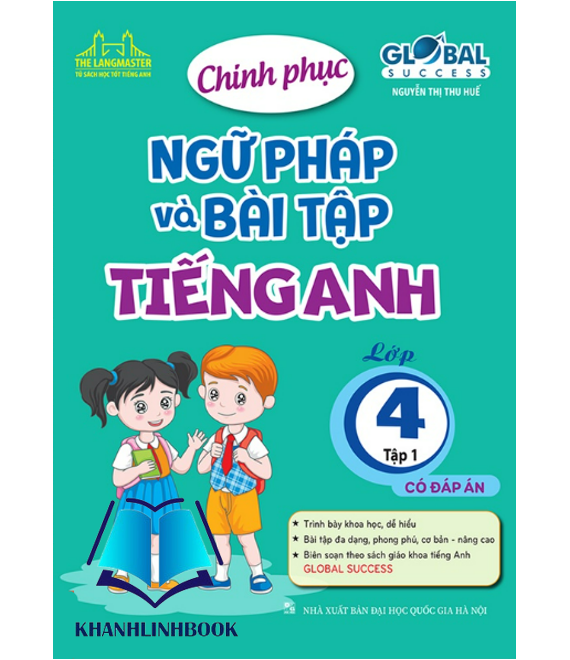 Sách - GLOBAL SUCCESS - Chinh phục ngữ pháp và bài tập tiếng anh lớp 4 tập 1