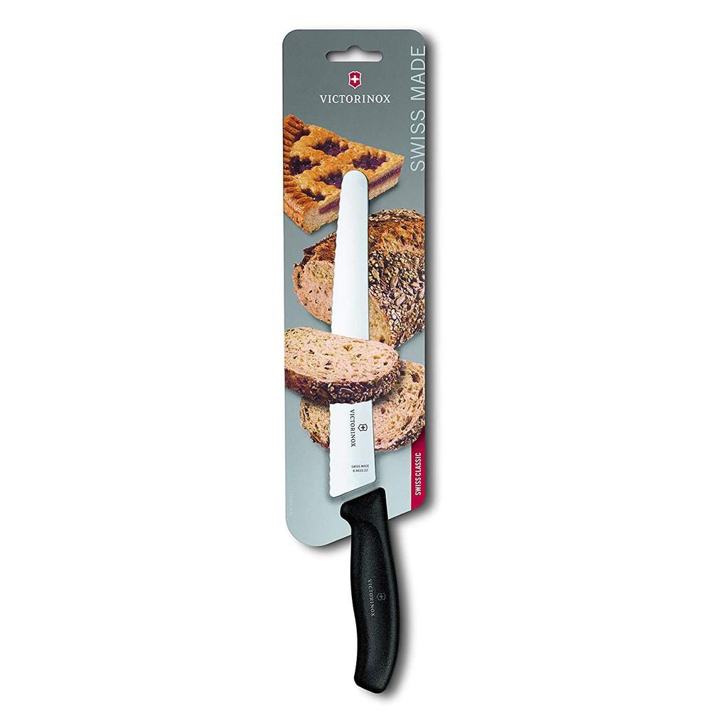 Dao cắt bánh mì Victorinox Household Swiss Classic Bread and Pastry knives 22cm 6.8633.22B - Hãng phân phối chính thức