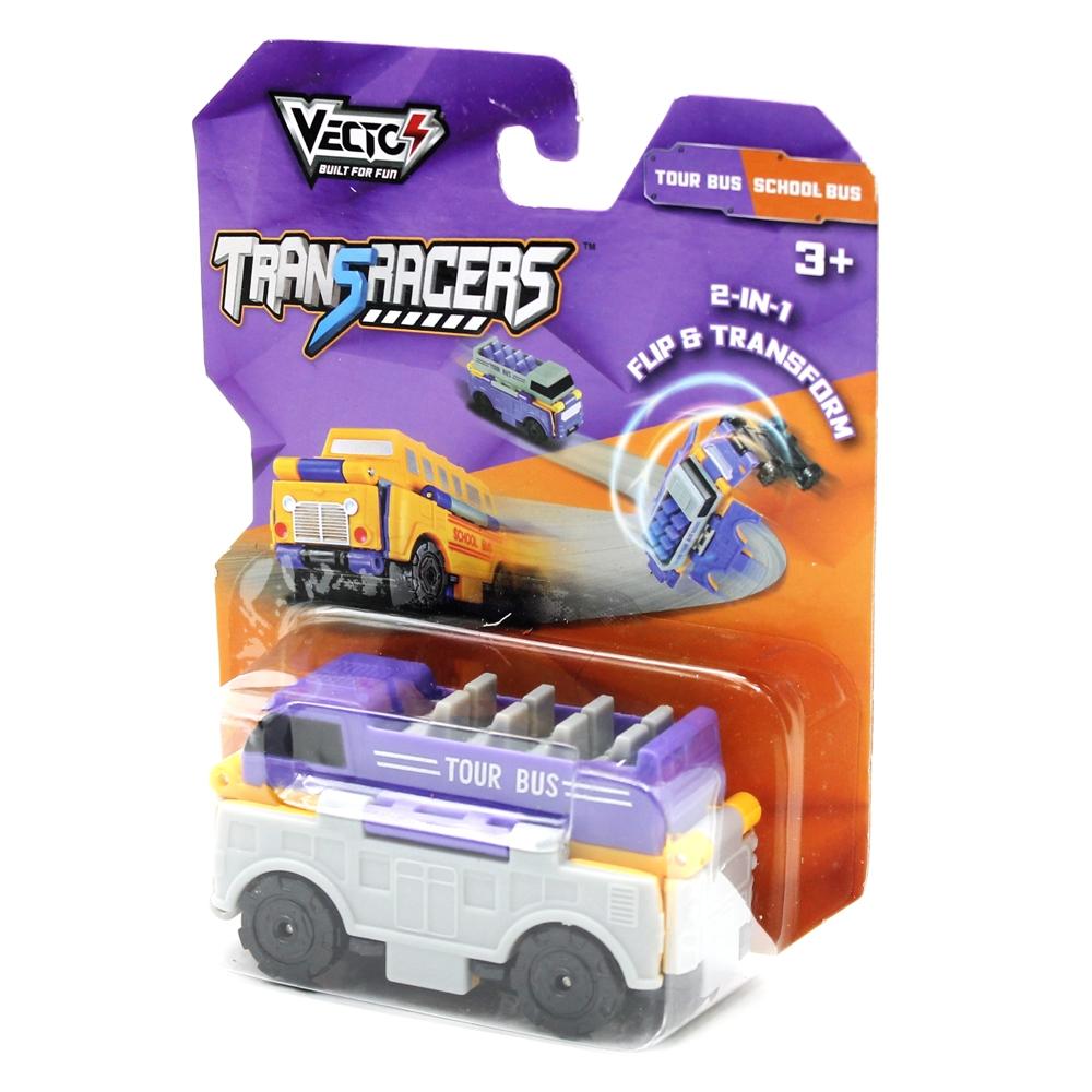 Đồ Chơi Xe Biến Hình Transracers Tour Bus / School Bus - Vecto VN463875-10
