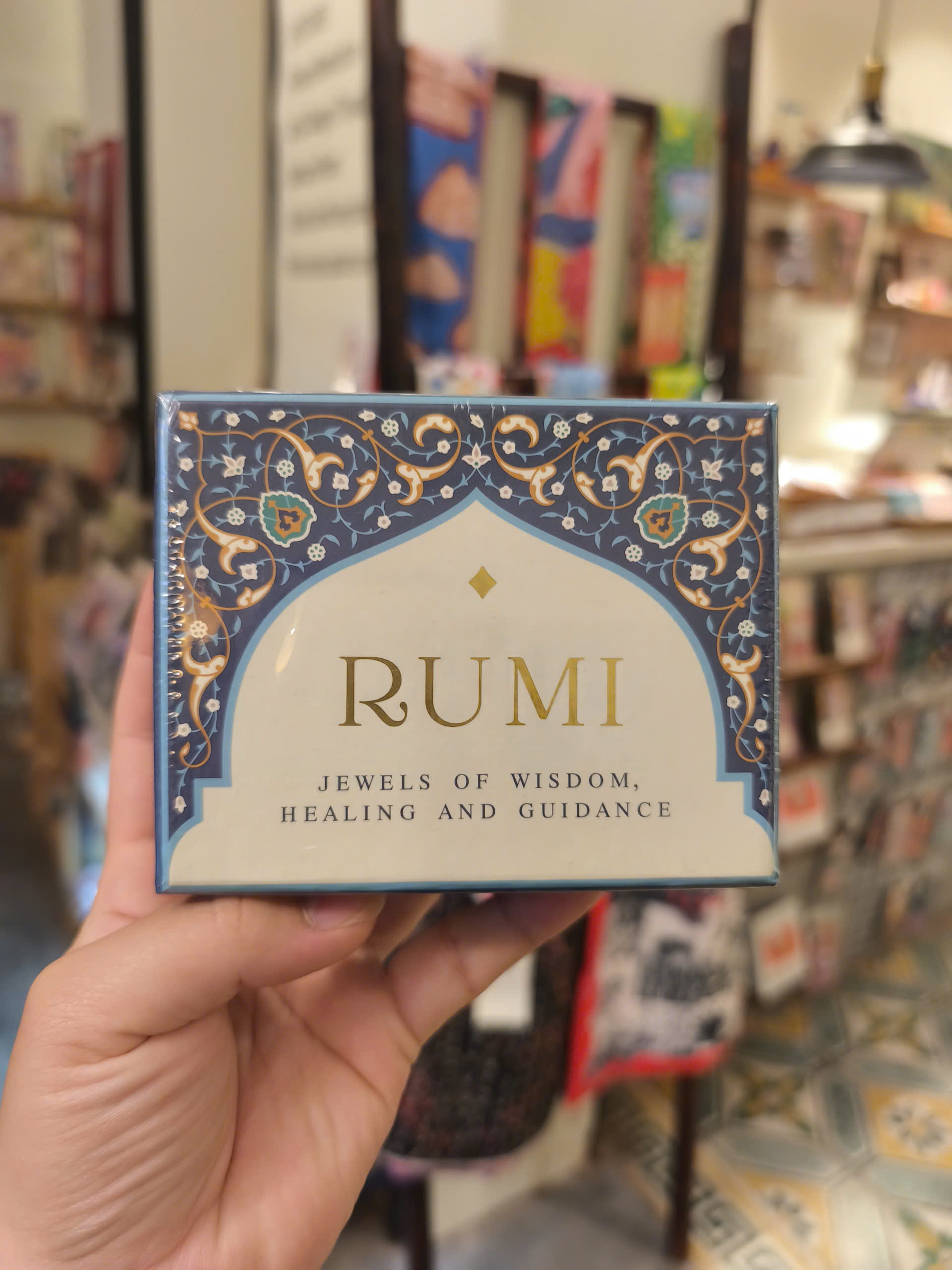 Sách - Rumi: Jewels of Wisdom, Healing &amp; Guidance - 55 Cards of Bliss &amp; Reverie|Self Help/Nhập khẩu