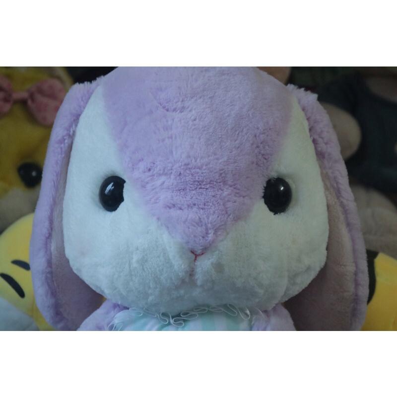 (Ảnh thật) THỦ BÔNG THỎ BÔNG NHẬT BẢN CAO CẤP/Pote Usa 16'' Purple Plush Loppy Bunny Amuse