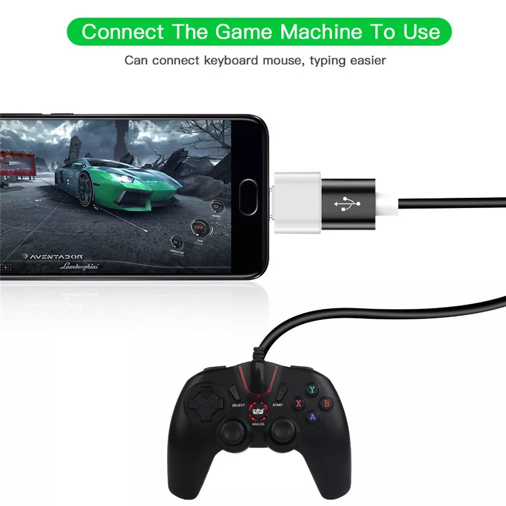 Đầu Chuyển OTG USB Type C Sang USB tốc độ 3.0 Kết nối chuột bàn phím, tay cầm,... + tặng kèm que chọc sim