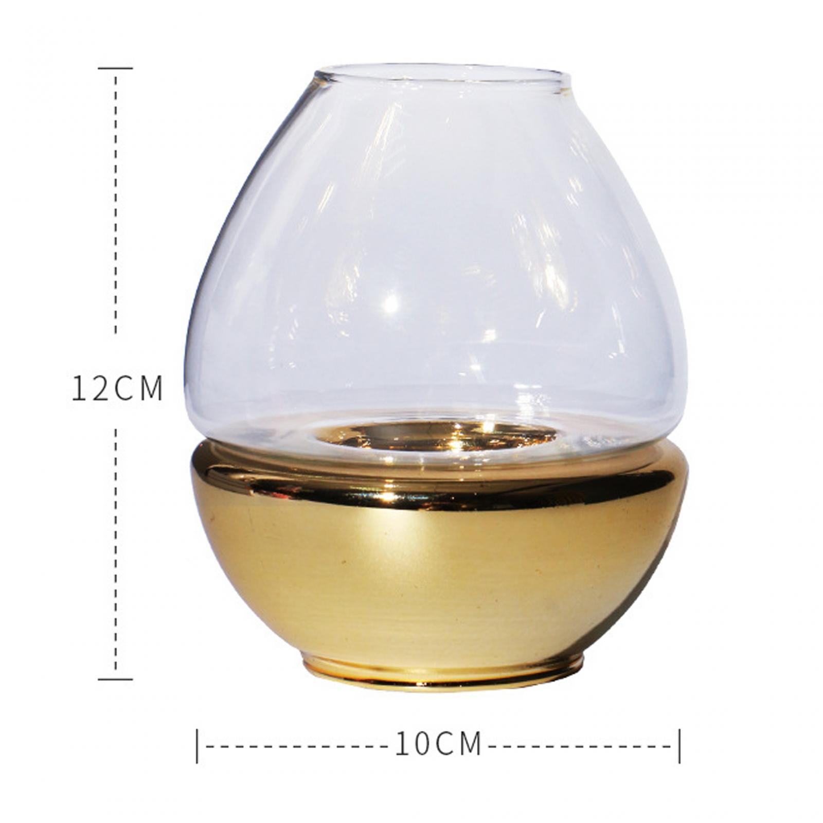 Glass Candlestick Holders Tealight Candle Holders for Table Centerpieces, Wedding Decor and Dinner Party