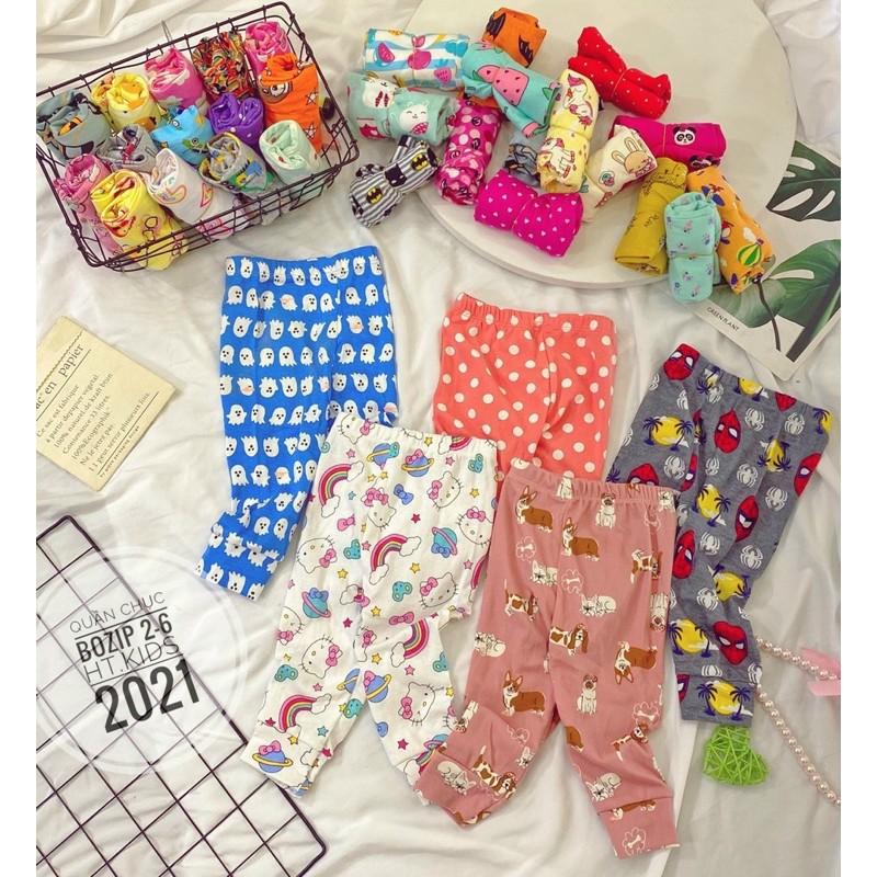 Sale giảm giá kịch sàn Quần thu đông cho bé trai bé gái chất cotton bozip dầy dặn cực đẹp( 2021 hình thật shop chụp