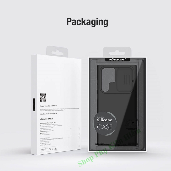Hình ảnh Ốp lưng dành cho Samsung S22 Ultra Camshield Silky chống sốc Nillkin - Hàng nhập khẩu