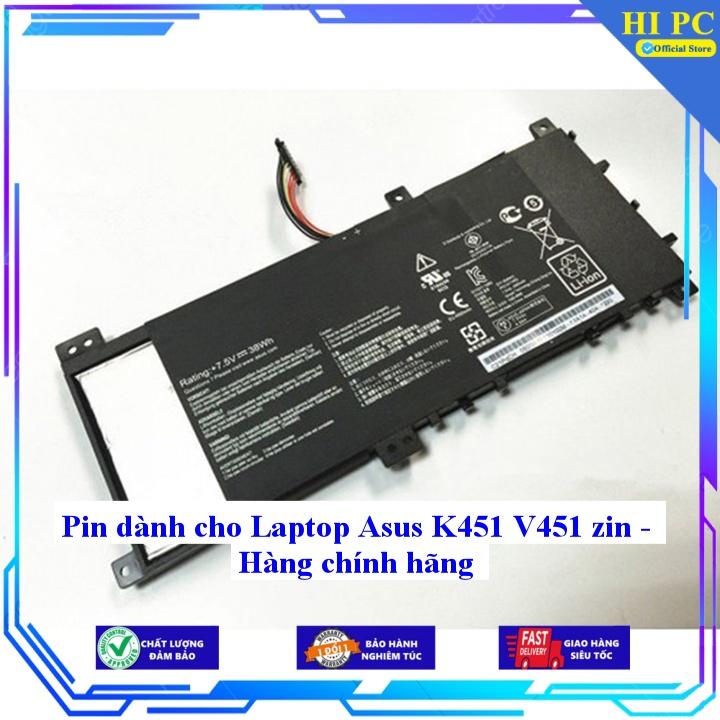 Pin dành cho Laptop Asus K451 V451 - Hàng chính hãng