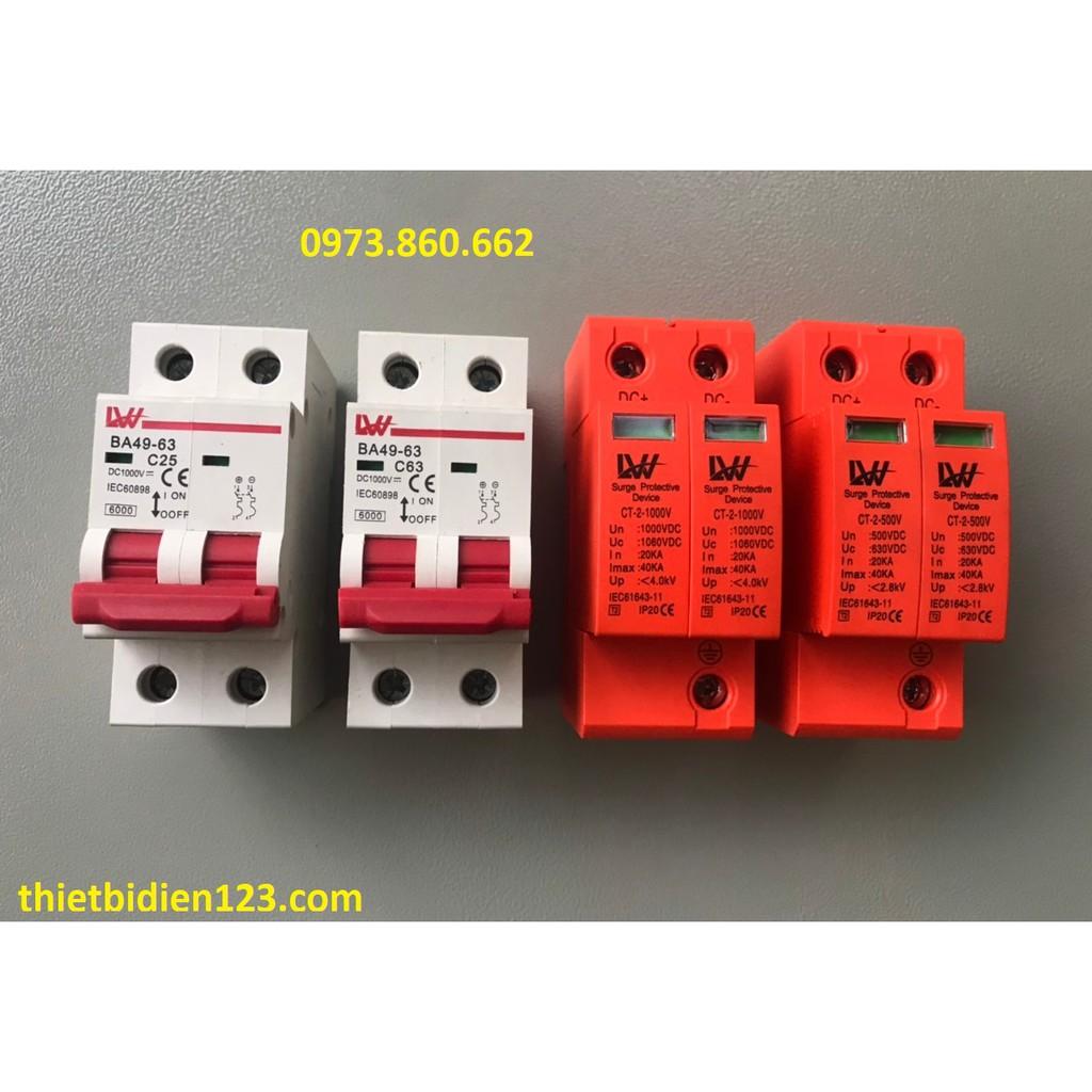 APTOMAT DC 2P - 4P 1000V LW - aptomat một chiều DC 1000V