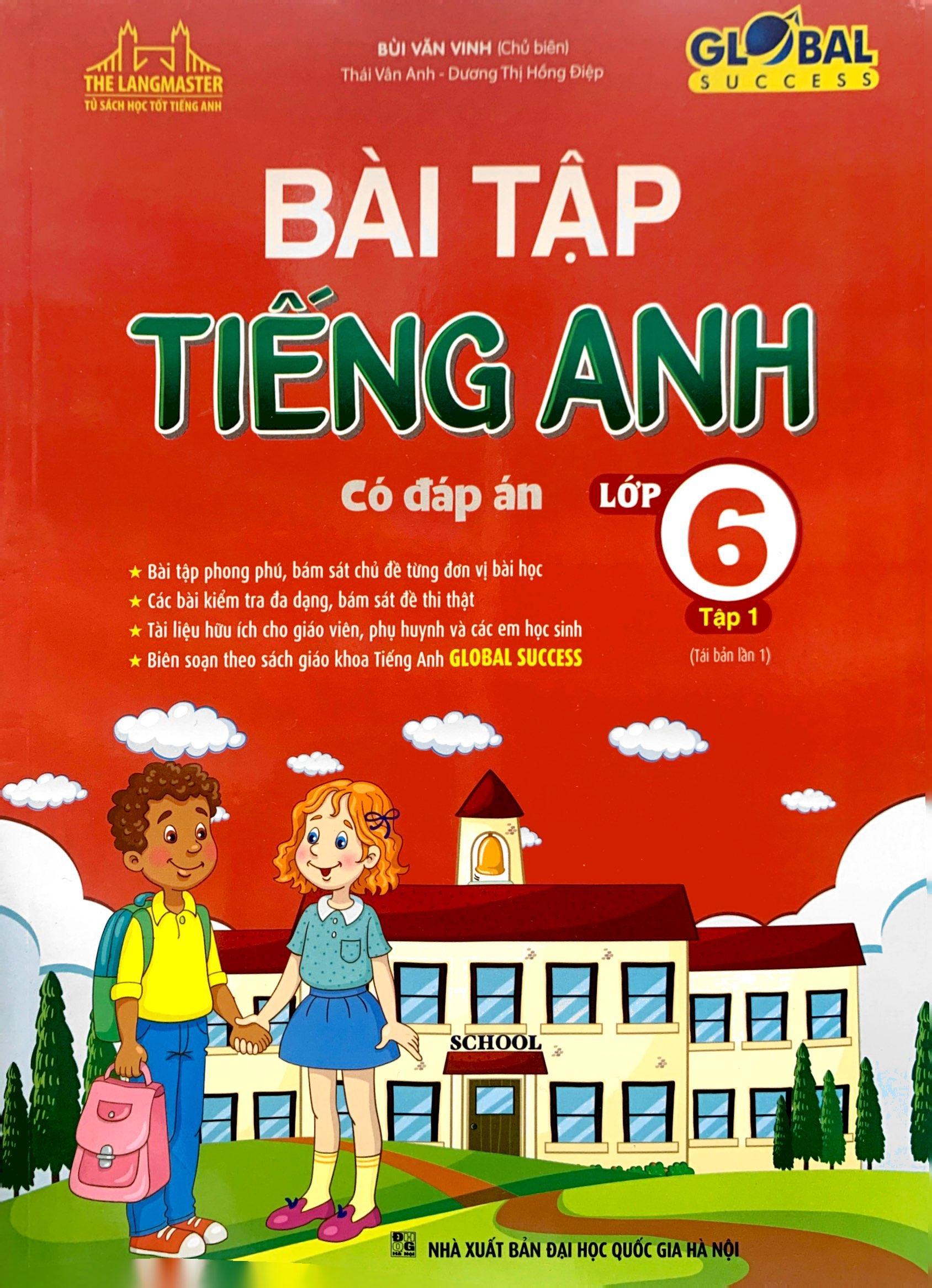 Global Success - Bài Tập Tiếng Anh Lớp 6 - Tập 1 (Có Đáp Án)