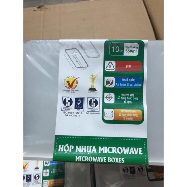 Hộp 550ml hộp rau cau có nắp hộp thực phẩm microwave an toàn hộp thực phẩm có nắp kín hơi hộp nhựa có nắp đựng đồ ăn