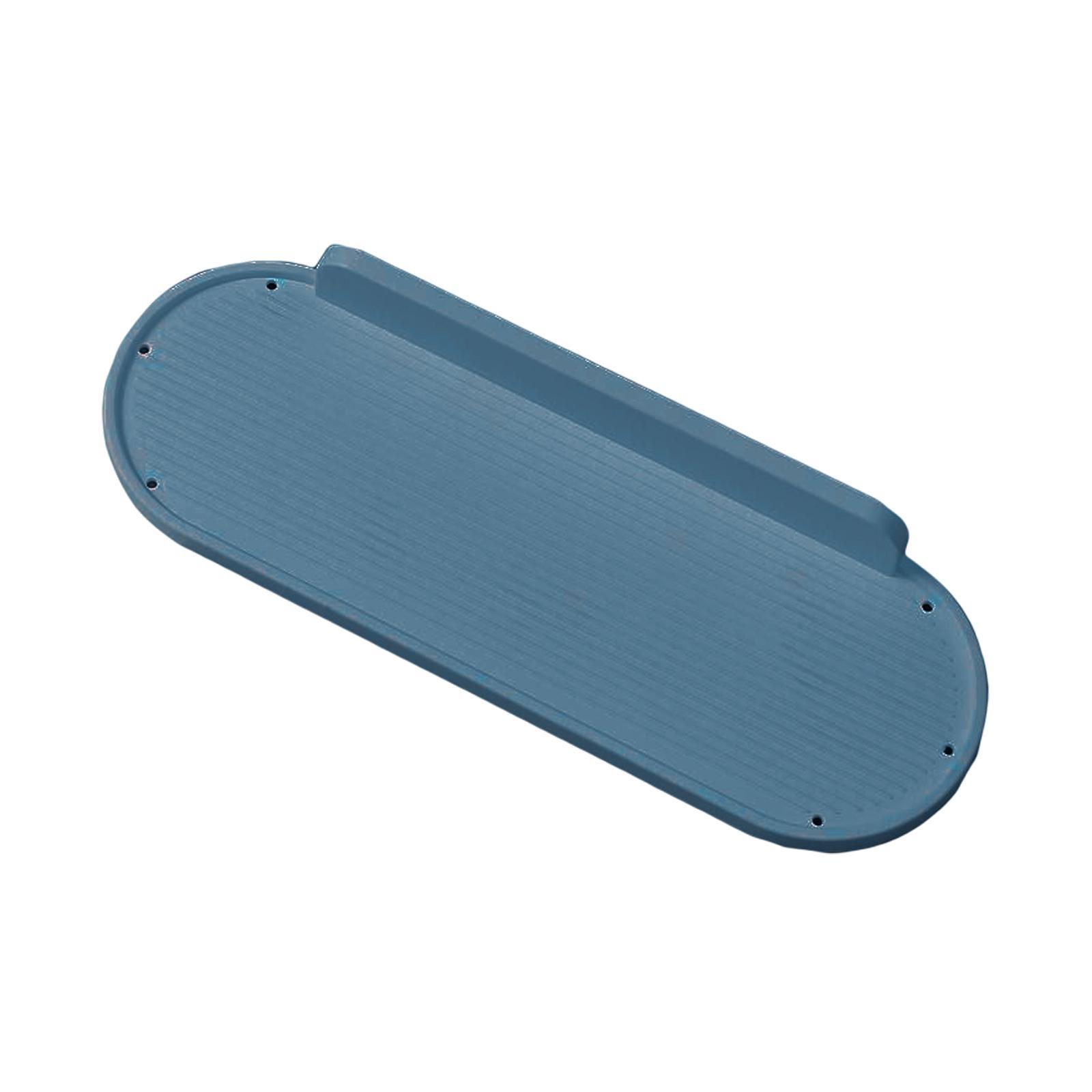 Wall Floating Shelf Adhesive Organizer Holder Rack for Toilet  Bathroom White