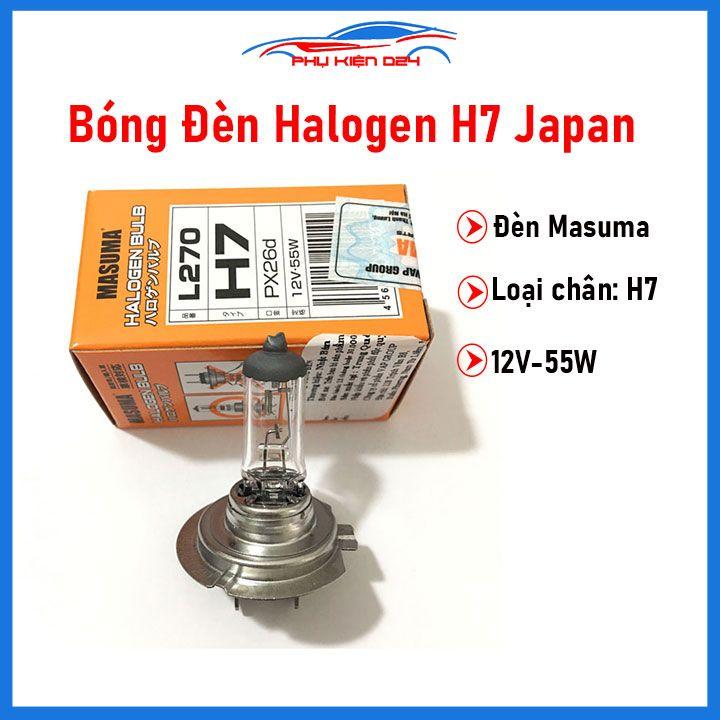 Bóng đèn ô tô xe hơi Masuma H7 12V-55W Japan