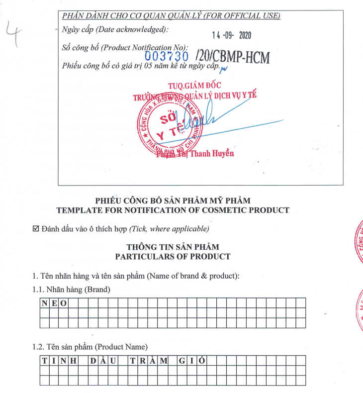 Tinh Dầu Thiên Nhiên Nano Tràm Gió 10ml