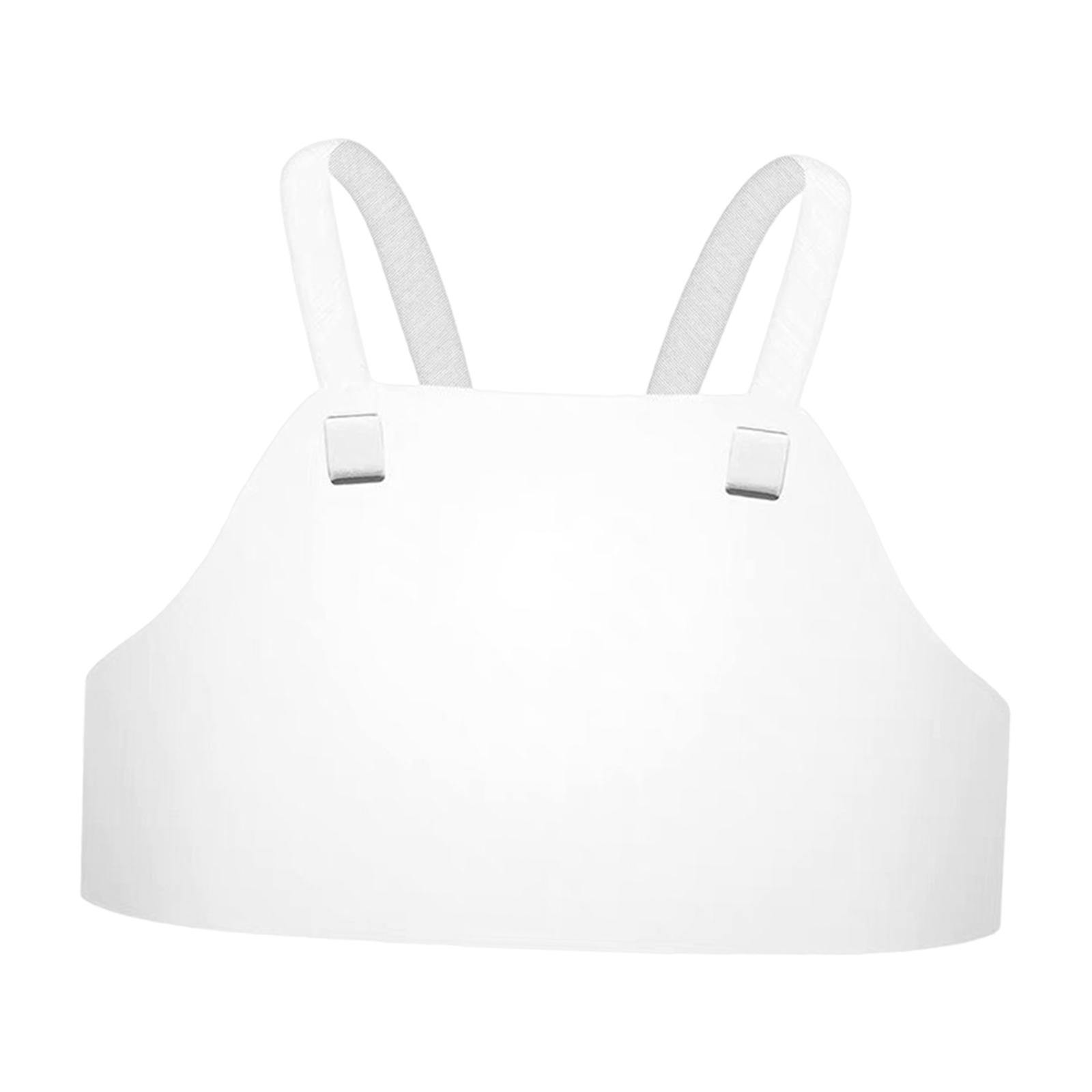 Breast Protector Karate Adjustable Strap Fencing Sports Guard for Heavy Punching