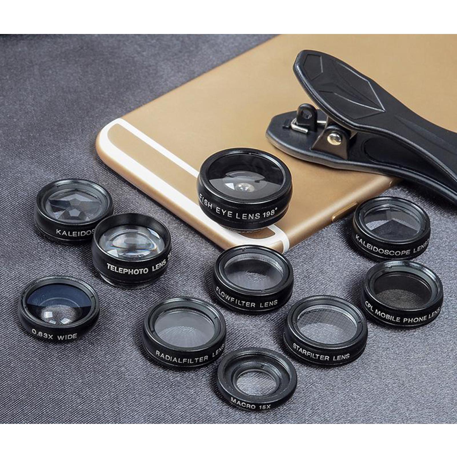 Phone Camera Lens Telephoto CPL Radial for Most Phone Camera