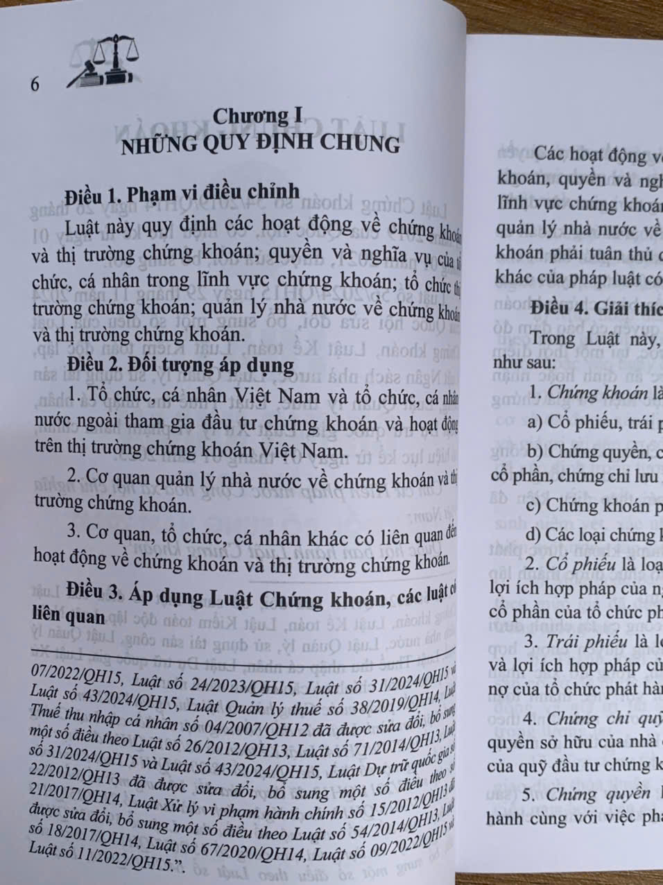 Luật Chứng khoán năm 2019 (sửa đổi, bổ sung năm 2024)