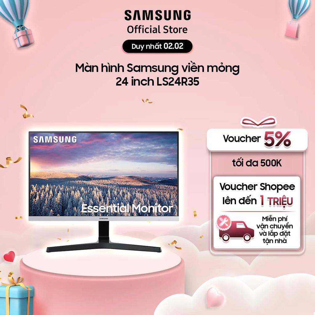 Màn hình Samsung viền mỏng 24 inch LS24R35 LS24R35AFHEXXV - Hàng chính hãng