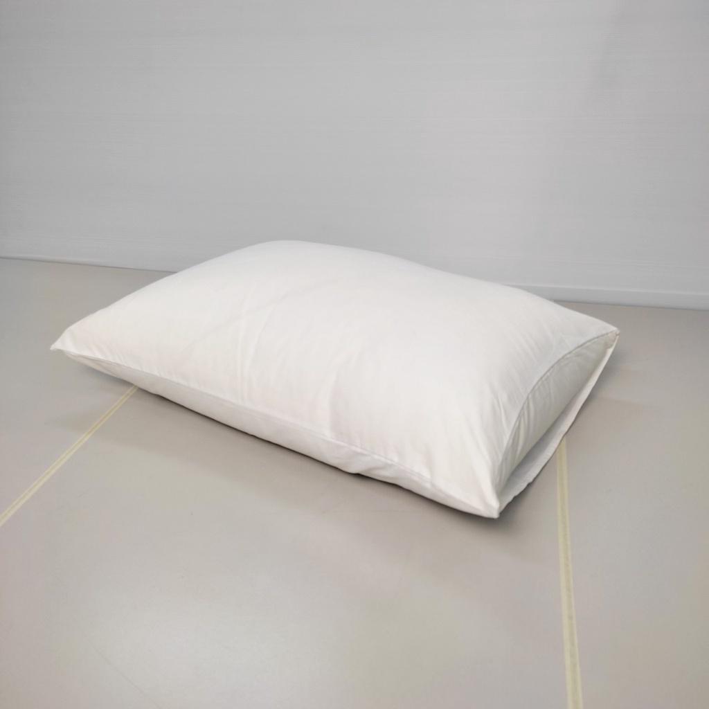 Vỏ gối ngủ cotton tici 50x70cm giá rẻ vải tốt màu trắng