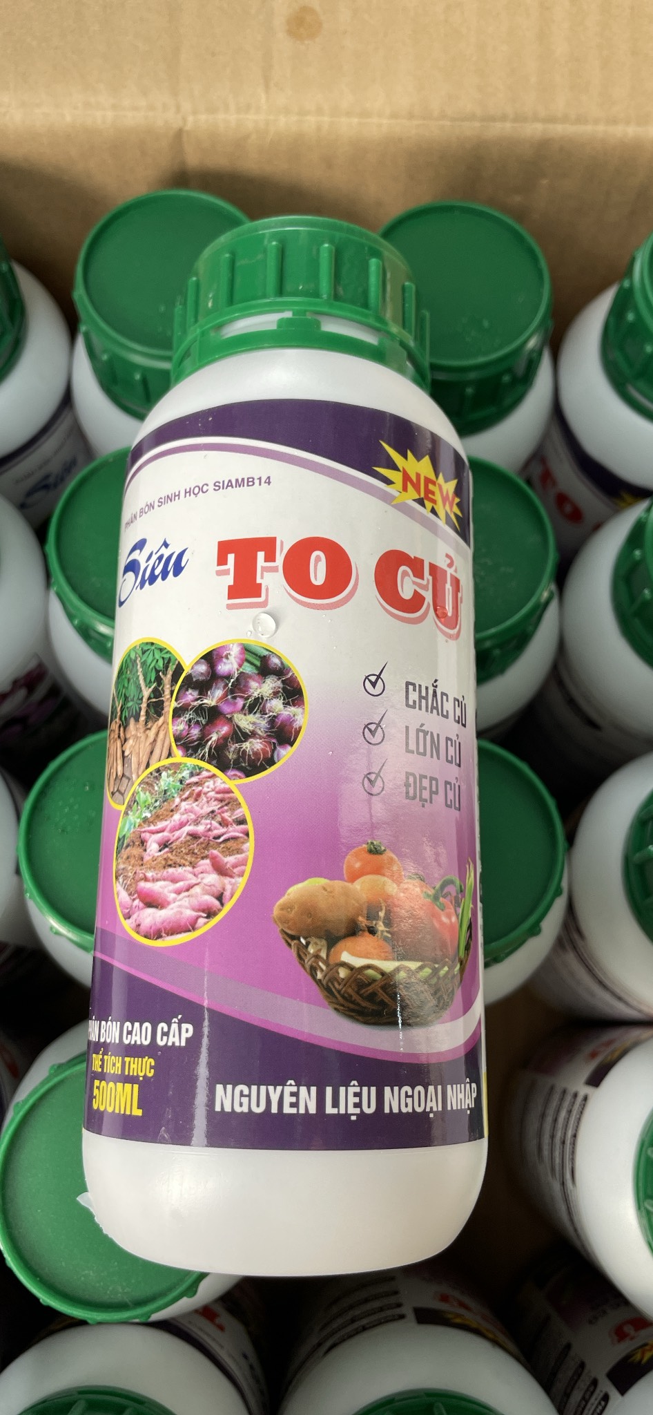 Phân bón lá Siêu tạo To củ cho nông sản lọ 500ml
