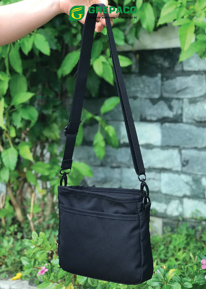 Túi Đeo Chéo Grepaco Nam Nữ Unisex Vải Bố Canvas Tote Chống Nước Dạng Dây Đeo Vai Xách Đa Năng Đựng Điện Thoại Tiền Đi Học Du Lịch Thể Thao Size Mini Phong Cách Thời Trang Hàn Quốc