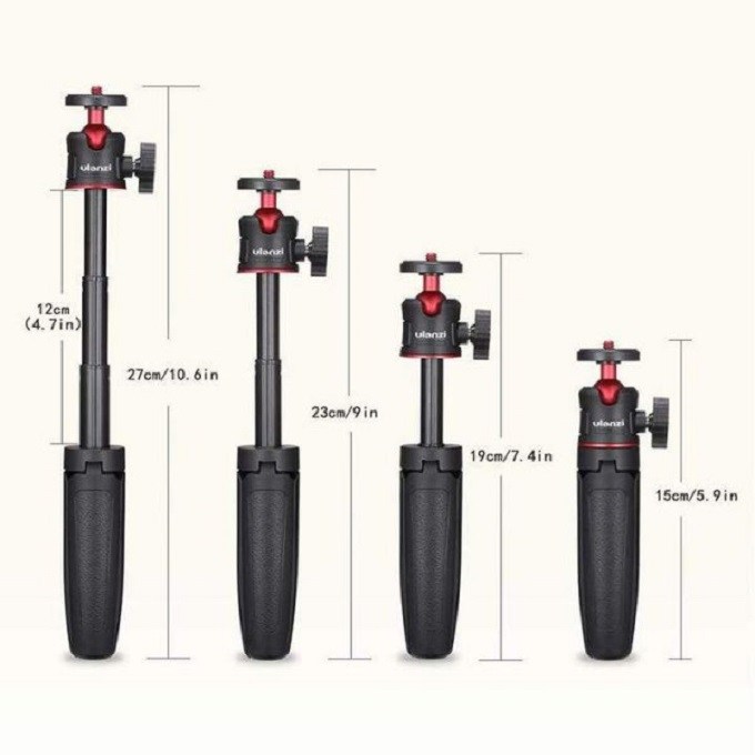 Hình ảnh Tripod Ulanzi MT-08 cho máy ảnh, điện thoại hàng chính hãng.