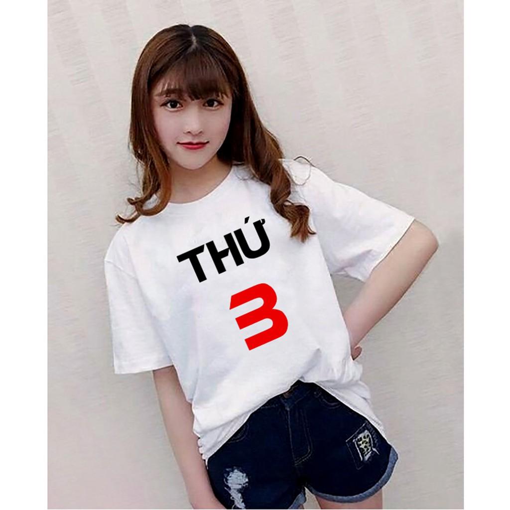 7 Áo Thun Theo Thứ - Trọn bộ Hàn Quốc