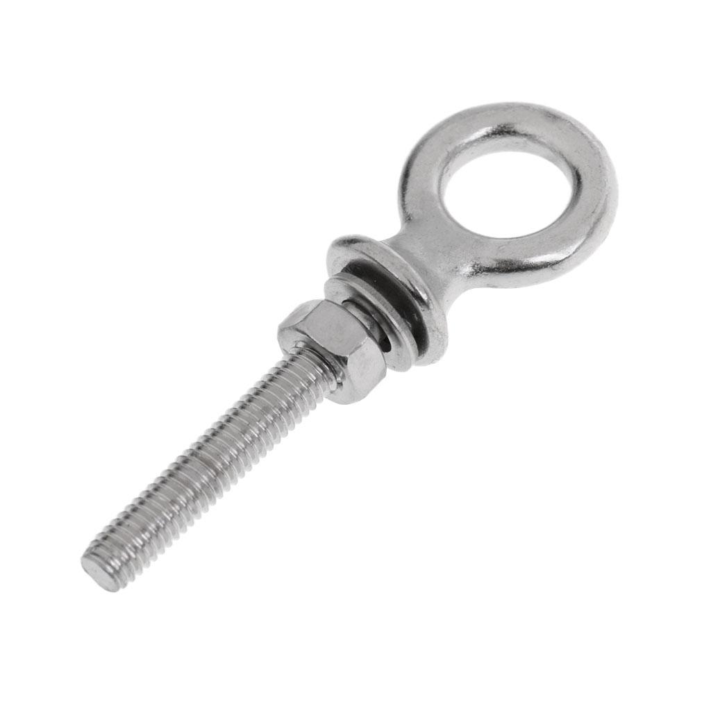 316 Stainless Steel Long Lifting Eye Bolt with Nut and Washer
