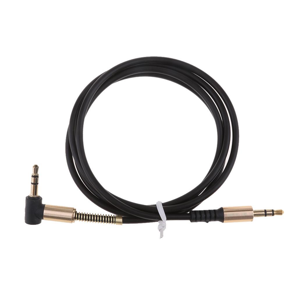 2Pieces 3.5mm audio cable, Male to Male Stereo Aux Cable with Premium Metal, for