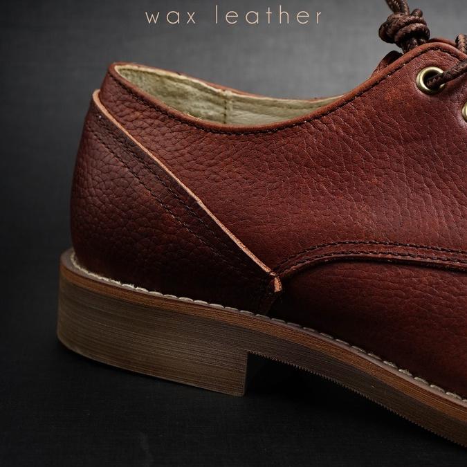 Giày da nam màu nâu REDWING TRENCH, giày da thật cổ thấp TONKIN