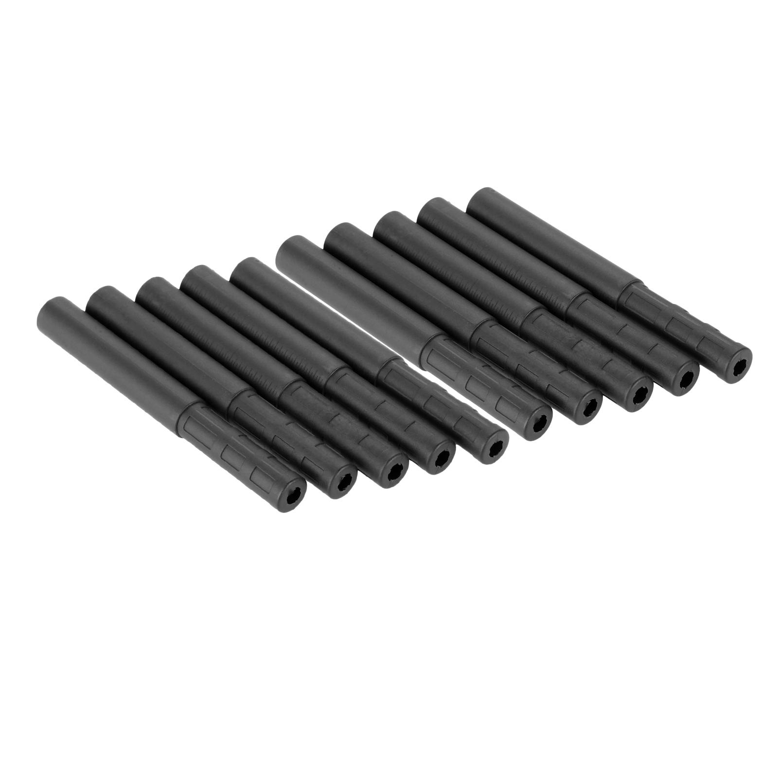 10pcs Black Golf Club Cacbon Fiber Extension Rods Kim extender Stick cho Iron /Graphit Shaft Putter Phụ kiện golf 125mm Color: 0.55 - Iron Shaft