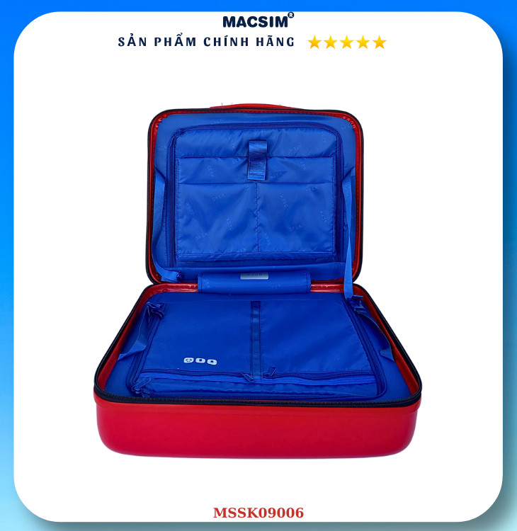 Vali cao cấp Macsim Seek MSSK09006 ( 18 inch) màu đỏ