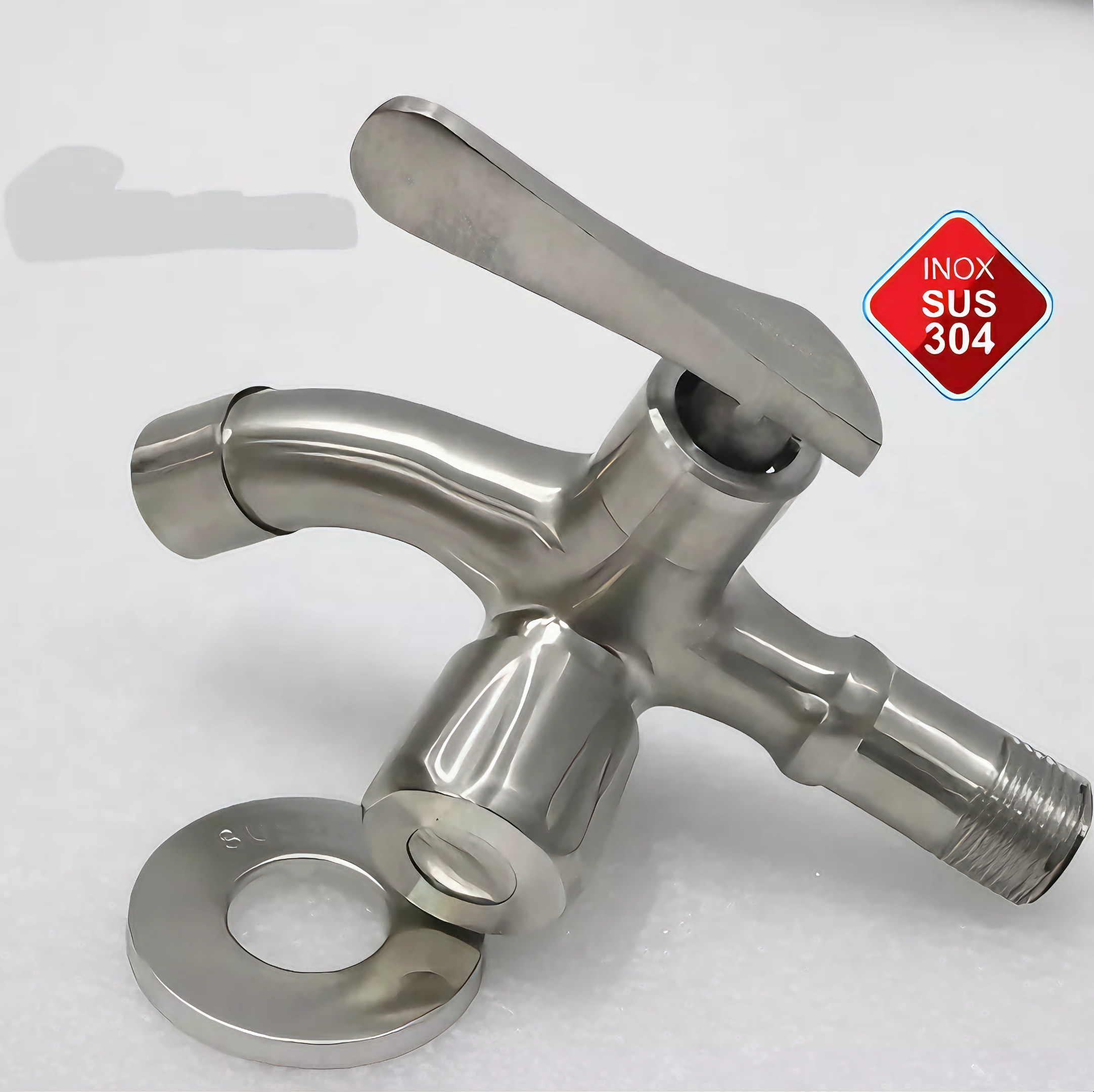 Củ sen nhà tắm KG94 thiết kế sang trọng dùng cho nước lạnh chất liệu inox304 - Hàng chính hãng