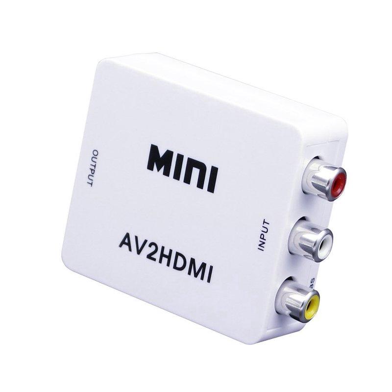 Full HD 1080P Mini 1080P Tổng hợp Video AV sang HDMI Bộ chuyển đổi chuyển đổi
