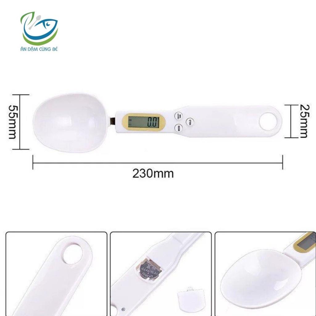 Thìa cân tiểu ly điện tử nhà bếp 500g mini bỏ túi độ chính xác cao dùng đong gia vị làm bánh