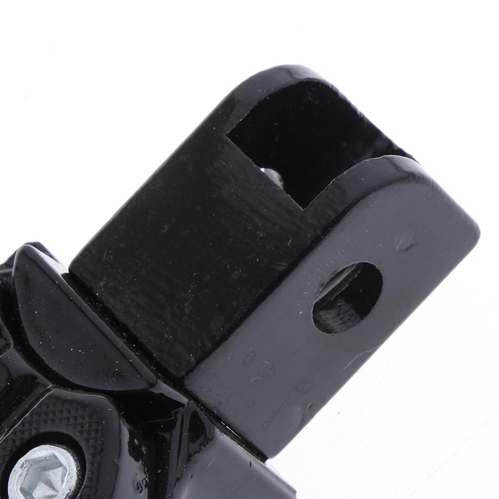 New Alloy Black Footbrake Rear Pegs Bracket Mount Footrest for Motorbikes