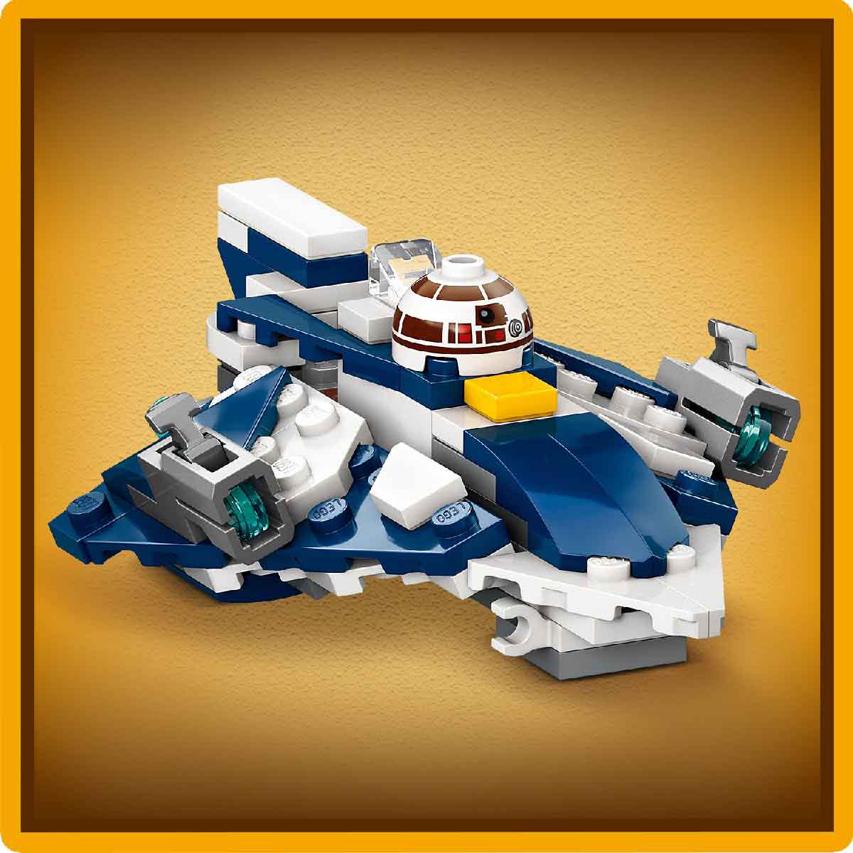 LEGO STAR WARS 75400 Đồ Chơi Lắp Ráp Chiến Đấu Cơ Jedi Của Plo Koon (89 chi tiết)