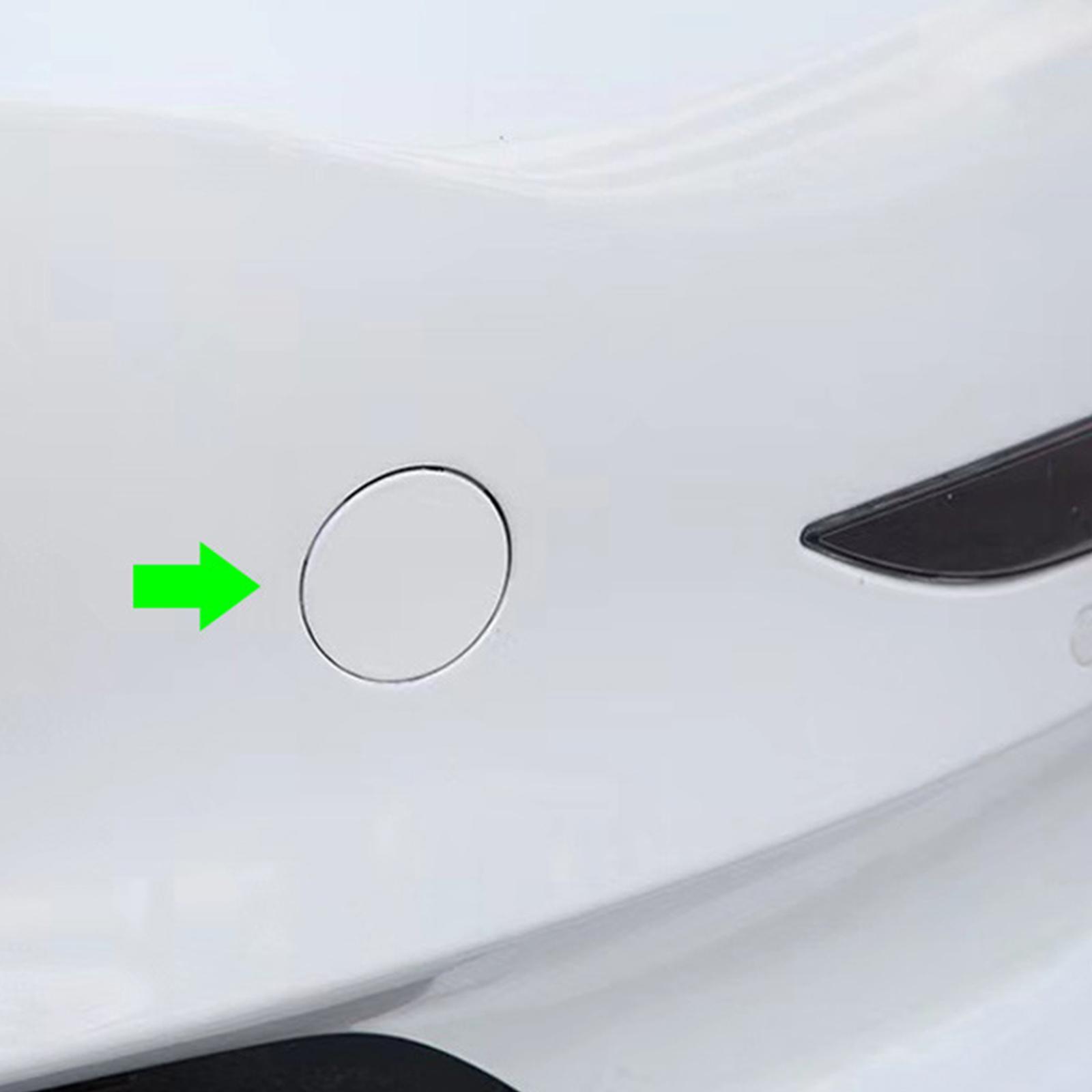 Front Bumper Tow Hook Eye Cover Caps for Tesla Model 3 Replacement Parts
