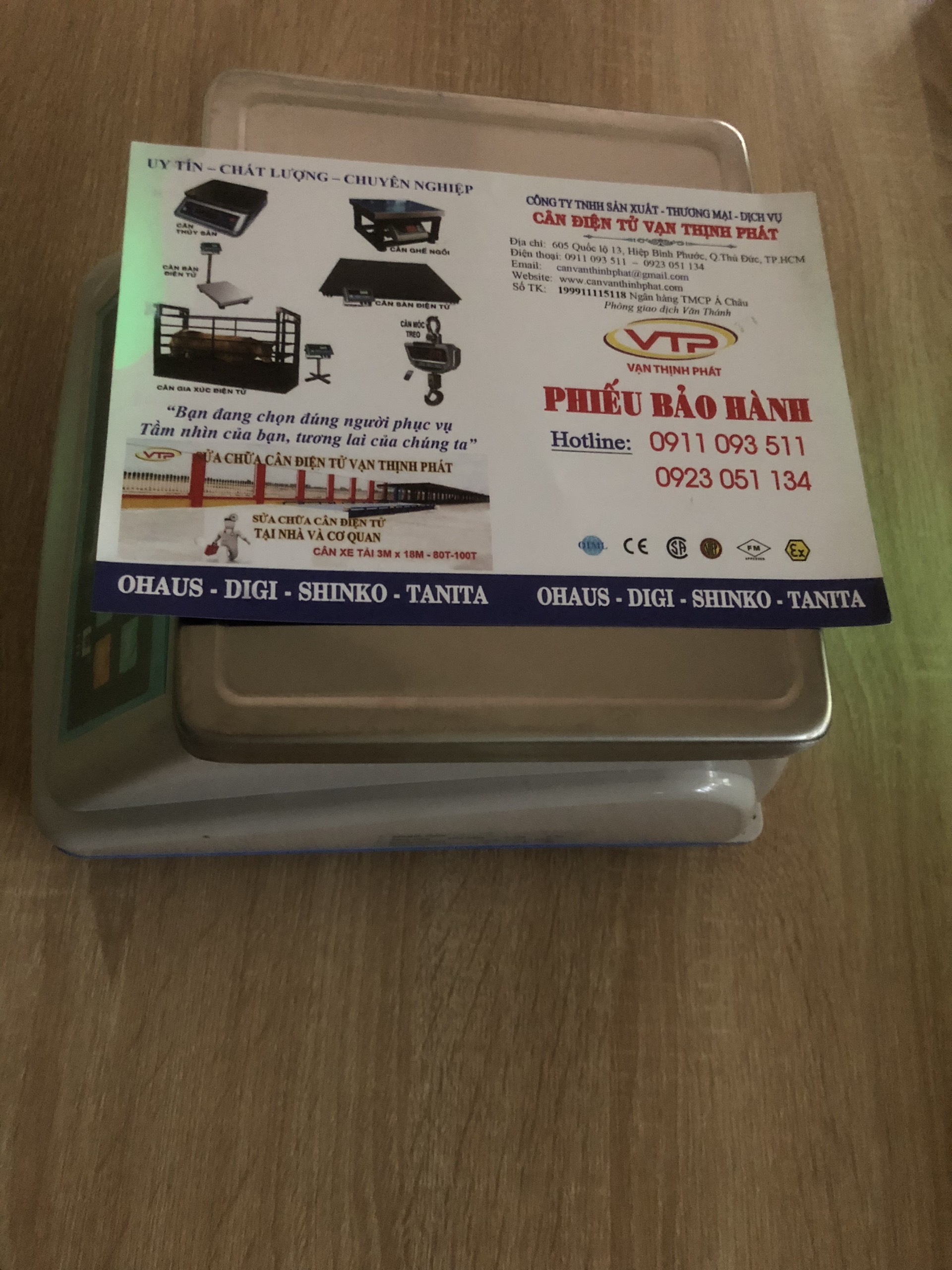 Cân Điện Tử Chống Nước UWP-UTE 6 kg