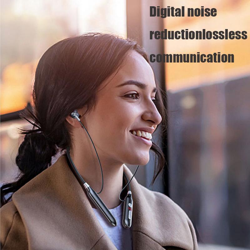 100 Giờ Bluetooth Bass Trong Tai Tai Nghe Không Dây Từ Tính Cổ Thể Thao Chạy Bộ Tai Nghe Nhét Tai Chống Nước Chống Ồn