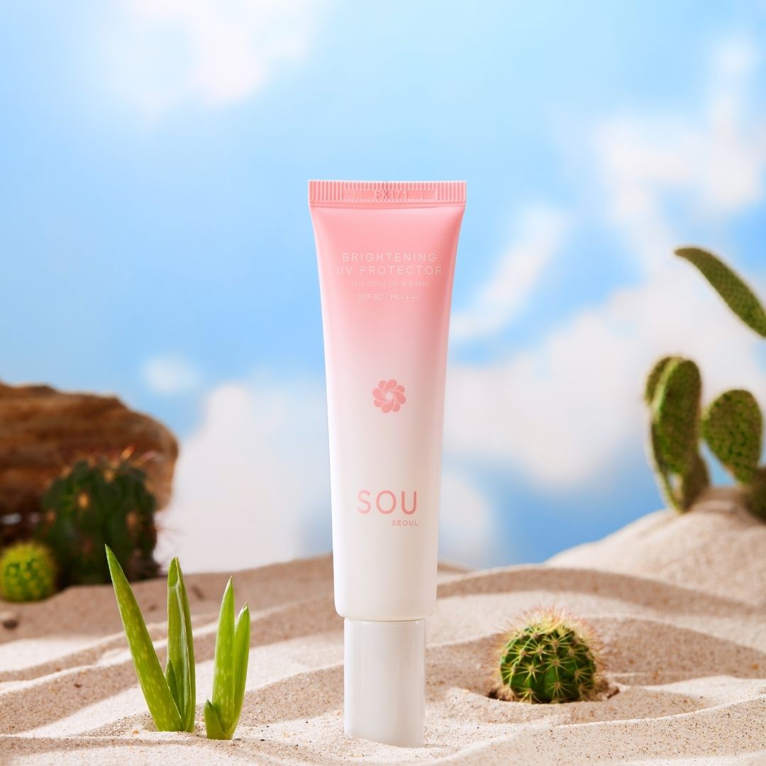 Kem Chống Nắng Dưỡng Trắng Da SOU - SOU Brightening UV Protector SPF 50/PA++++ 60G