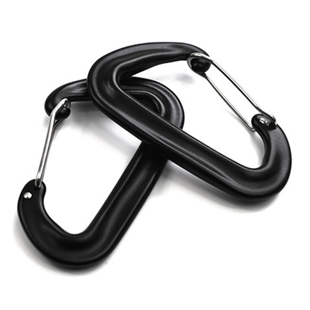 2 Móc Khóa Carabiner Cao Cấp Có Cổng Kẹp Chịu Lực Nặng 12KN Siêu Nhẹ Cho Võng Cắm Trại