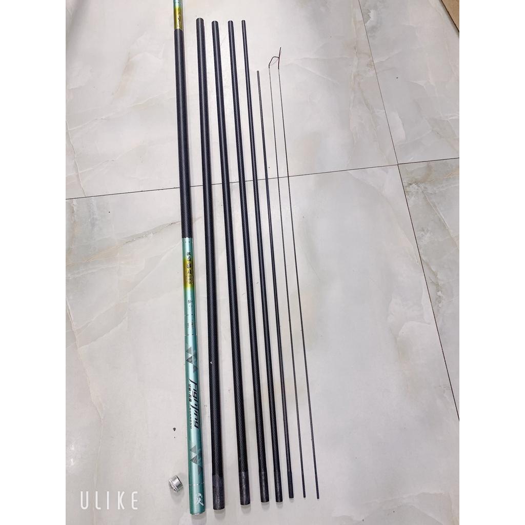 Cần Câu Cá, Cần Câu Tay 5h Handing Hoan Vu Có Tặng Kèm Ngọn Phụ - Đồ Câu Văn Chương