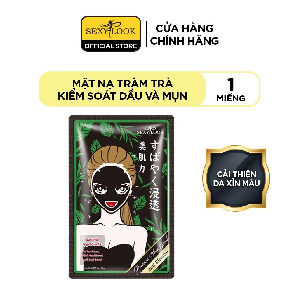 Mặt Nạ Tràm Trà SEXYLOOK Kiểm Soát Dầu Và Mụn (Miếng Lẻ 28ml)